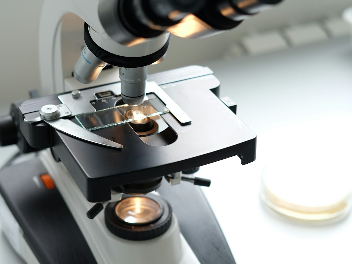 A precision microscope in a clinical laboratory